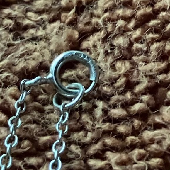 Floating Heart Sterling Silver W/ CZ and Sterling Silver Earrings - Picture 6 of 9